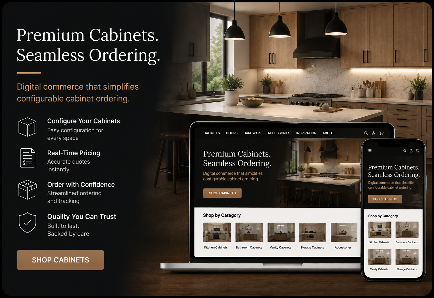 Canterwood Cabinets ecommerce experience